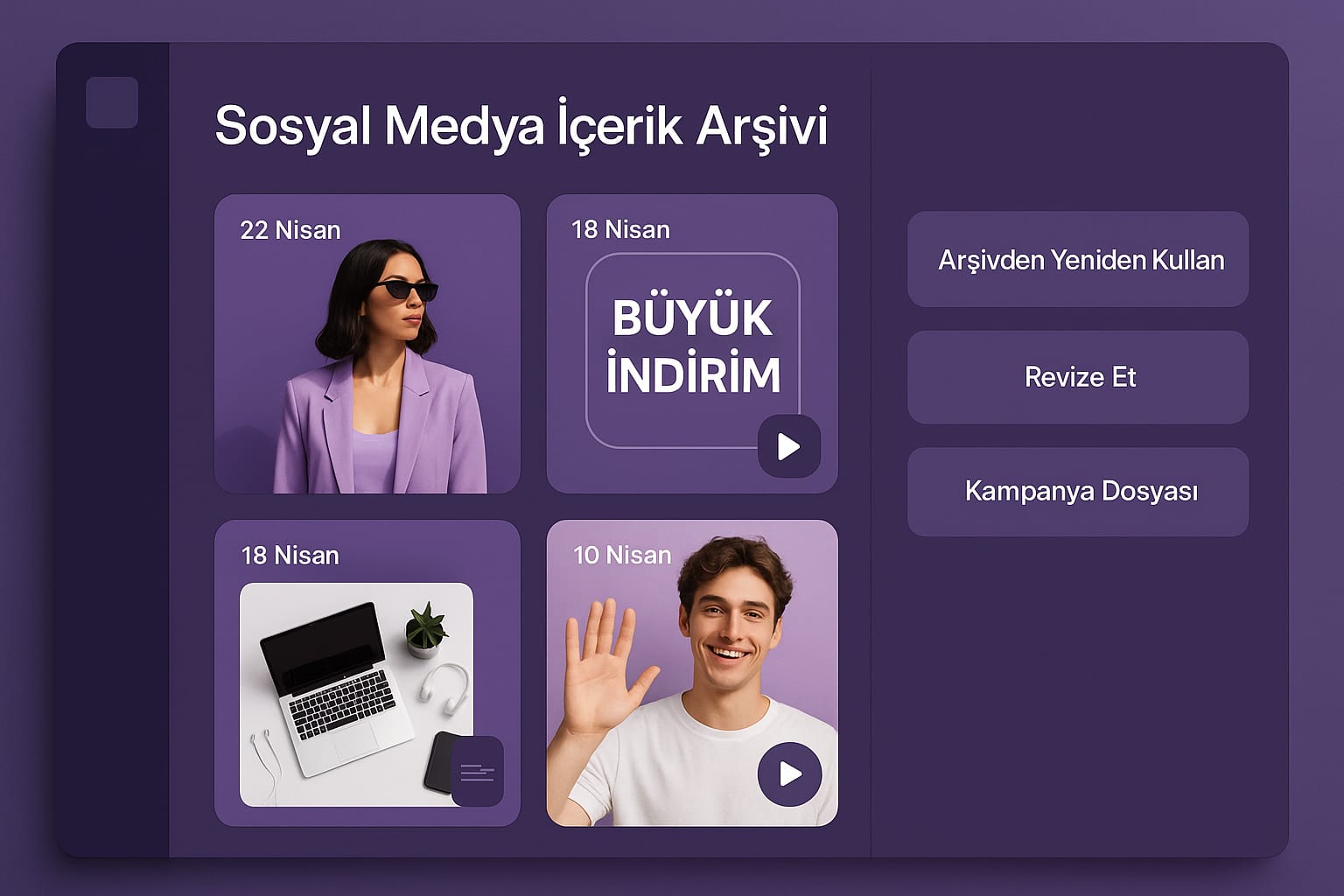 Sosyal medya içerik arşivi